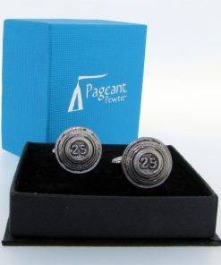 Clays Cufflinks - high quality pewter gifts from Pageant Pewter