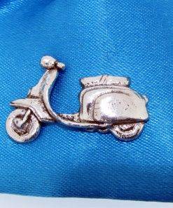 Scooter L Pin Badge - high quality pewter gifts from Pageant Pewter