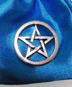 Open Pentangle Pin Badge - high quality pewter gifts from Pageant Pewter