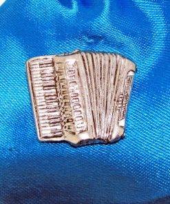 Accordian Pin Badge - high quality pewter gifts from Pageant Pewter