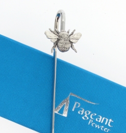 Bee Bookmark - high quality pewter gifts from Pageant Pewter