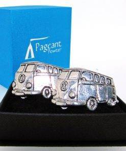 Camper Cufflinks - high quality pewter gifts from Pageant Pewter