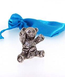 Baby Teddy Miniature - high quality pewter gifts from Pageant Pewter