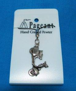 Scooter V Phone / Bag Charm - high quality pewter gifts from Pageant Pewter