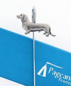 Dachshund Bookmark - high quality pewter gifts from Pageant Pewter