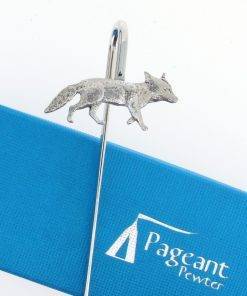 Fox Bookmark - high quality pewter gifts from Pageant Pewter