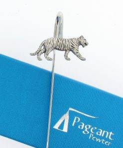 Tiger Bookmark - high quality pewter gifts from Pageant Pewter