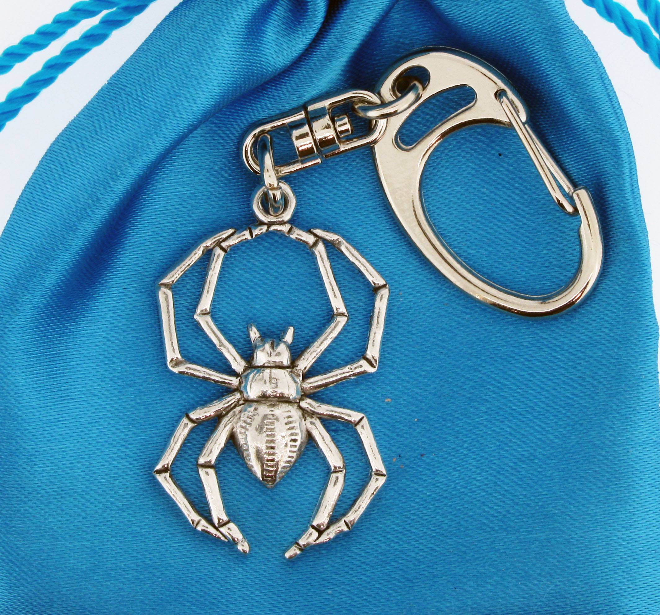 Spider Keyring - Pageant Pewter