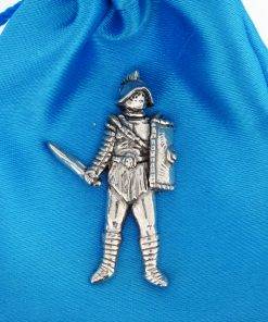 Gladiator Pin Badge - high quality pewter gifts from Pageant Pewter